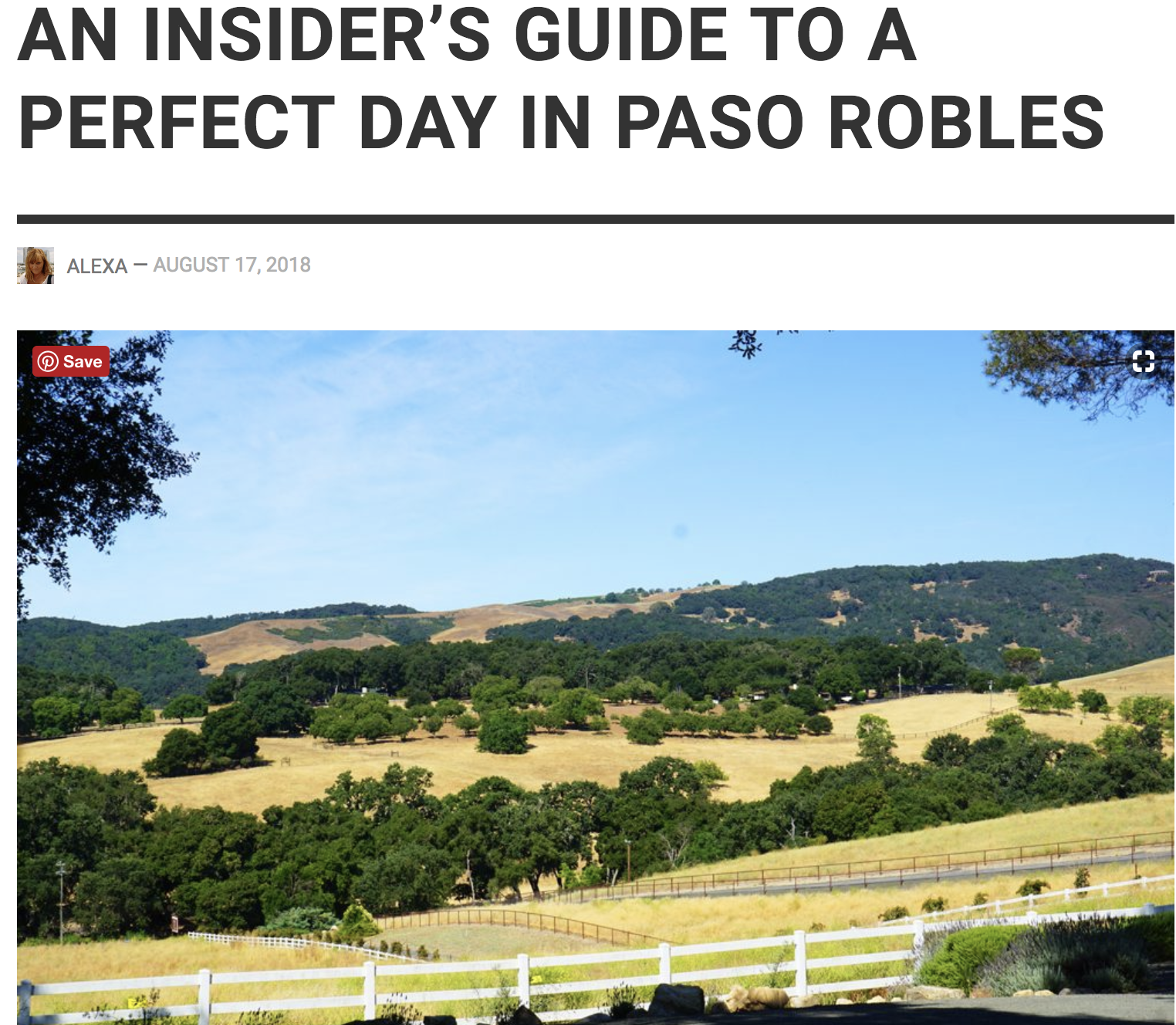 An Insider S Guide To A Perfect Day In Paso Robles Solterra Strategies